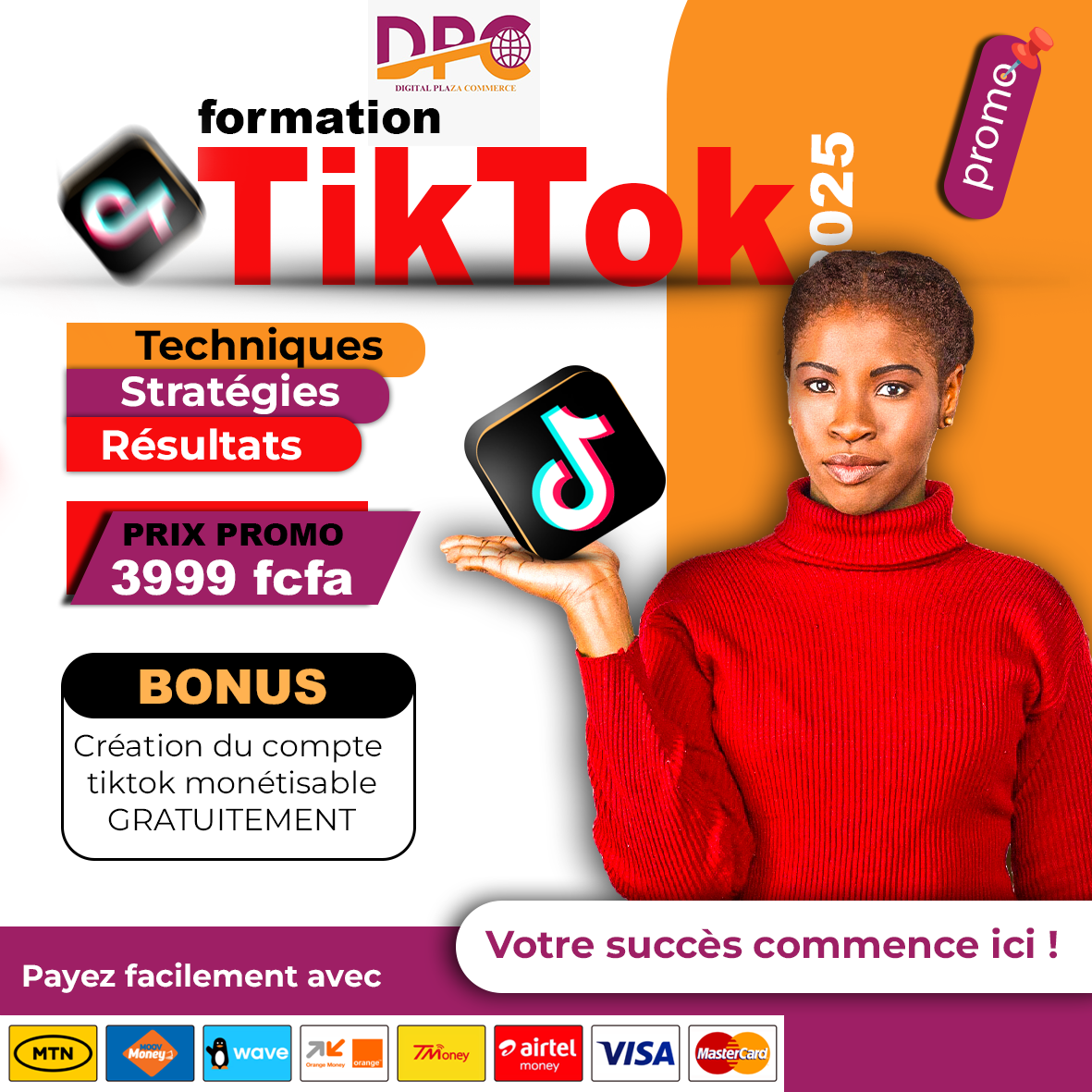 Monétisez votre TikTok étant en Afrique : Fais ton Premier Million sur Tiktok